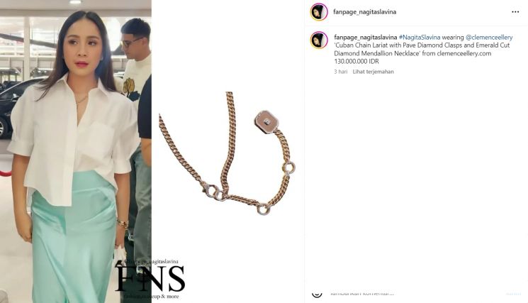 Koleksi perhiasan mewah yang dipakai Nagita Slavina (Instagram/fanpage_nagitaslavina)