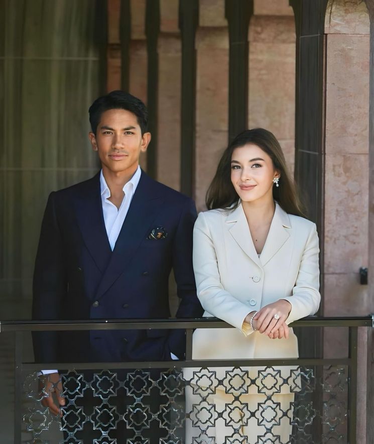 Pangeran Mateen dan istrinya, Anisha Rosnah (Instagram/anisha.rosnah)