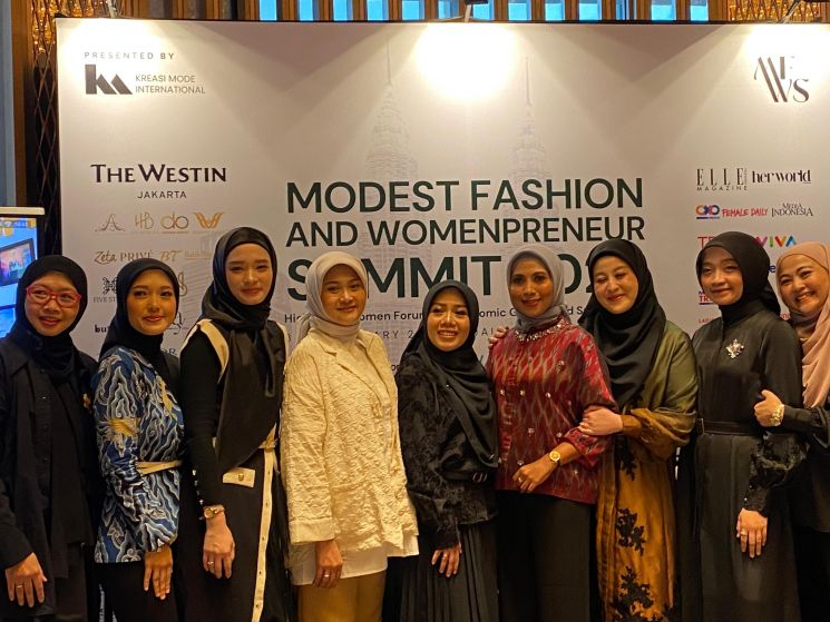 Konferensi Pers Gelaran Modest Fashion & Womenpreneur Summit (MFWS) 2024. [Dewiku/Risna Halidi]