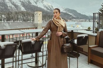 Happy Lihat Salju, Tasya Farasya Pakai Jaket Mewah Rp120 Juta