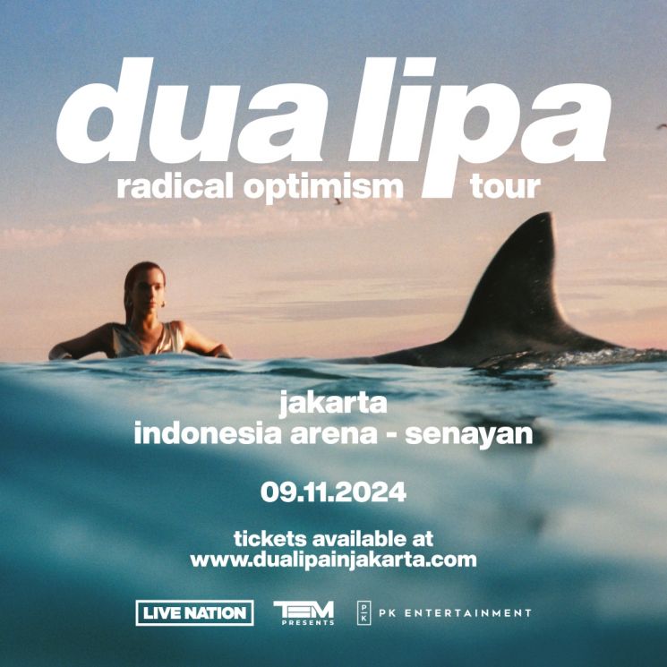 Poster konser Dua Lipa di Jakarta. (Dok. Ist)