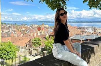 Gaya Cantik Luna Maya saat Kondangan, Tas Uniknya Bikin Penasaran