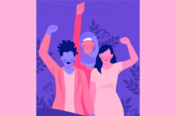 Ilustrasi perempuan berpartisipasi dalam pemilu (Freepik)