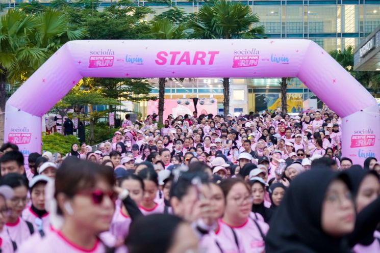 Sociolla Bestie Pink Run 2025 with Livin’ by Mandiri (Dok. Sociolla)