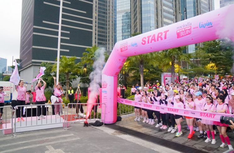 Sociolla Bestie Pink Run 2025 with Livin’ by Mandiri (Dok. Sociolla)