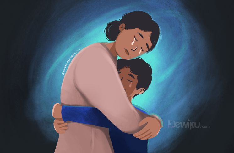 Dukungan keluarga menjadi harapan bagi anak berhadapan dengan hukum. (Ilustrasi: Dewiku.com/Ema Rohimah)