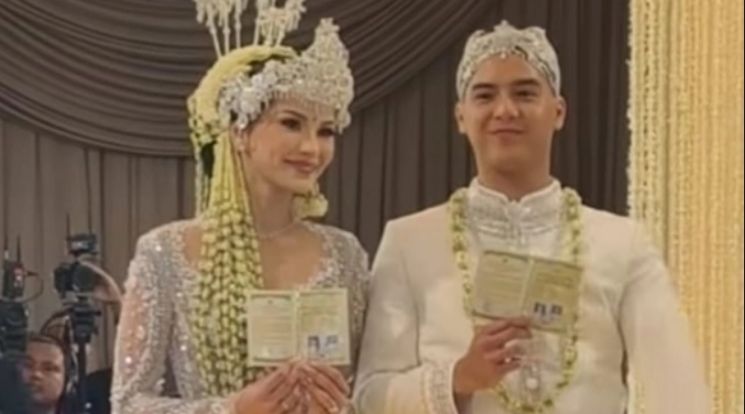 Alyssa Daguise dan Al Ghazali Menikah. (Instagram)