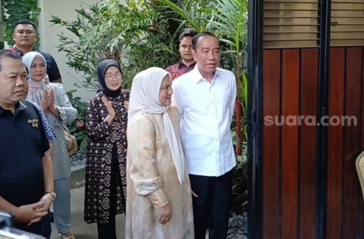 Jokowi Sakit Kulit. (Suara.com)
