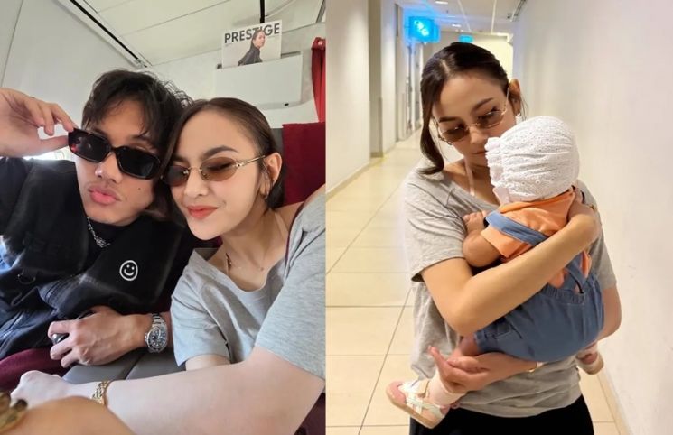 Gaya mom duty ala Mahalini (Instagram.com/rizkyfbian)