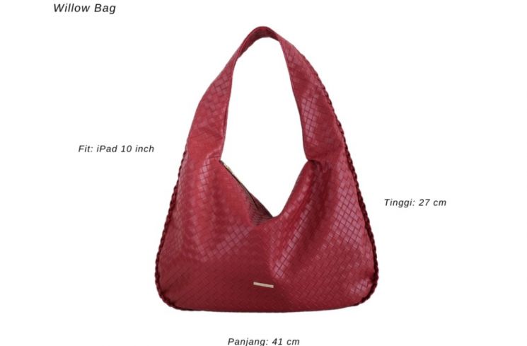 Tas Hobo Tekstur Anyaman (shopee/Flicka Bags Official Shop)