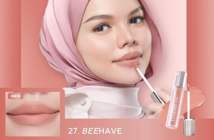 WARDAH Exclusive Matte Lip Cream: Shade 27. Behave (Tokopedia/Wardah Indonesia)