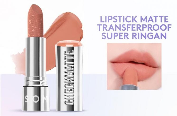 SOMETHINC Checkmatte Transferproof Lipstick: Shade 08. Priest (Tokopedia/Somethinc)