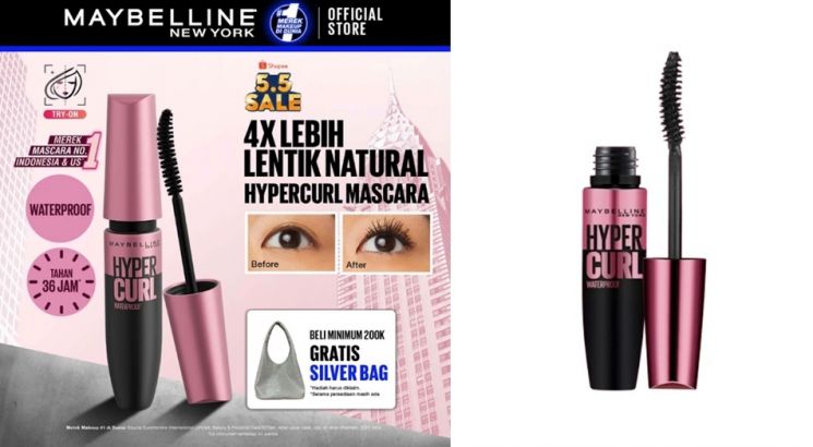 Maybelline Volume Express Hypercurl Mascara Waterproof (maybelline.co.id)