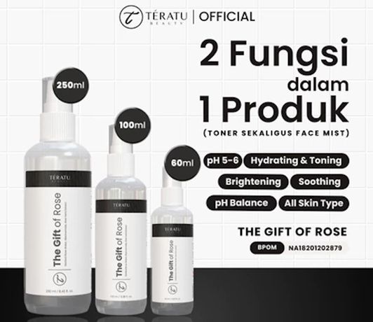TERATU BEAUTY The Gift of Rose Balancing Oil Control Toner Spray (teratubeauty.com)