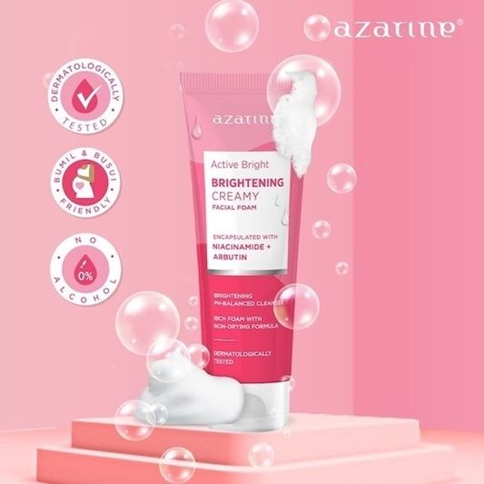 Active Bright Brightening Creamy Facial Foam (azarinecosmetic.com)