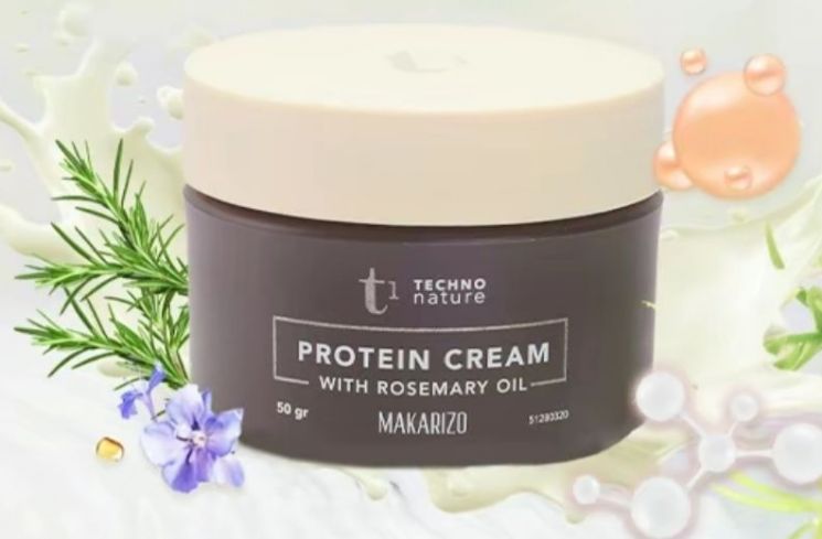 Makarizo T1 Techno Nature Protein Cream (Tiktok Shop/Makarizo)