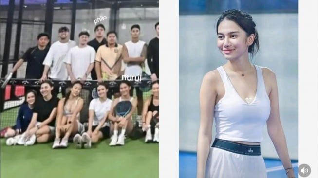 Azizah Salsha Main Padel Bareng Mantan. (TikTok)