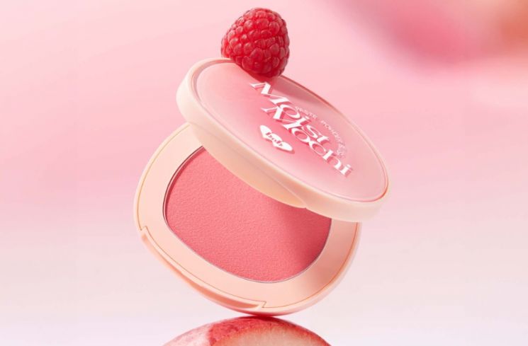 Barenbliss Moist Mochi Paste Powder Blush - Sunset Mango (Sociolla)