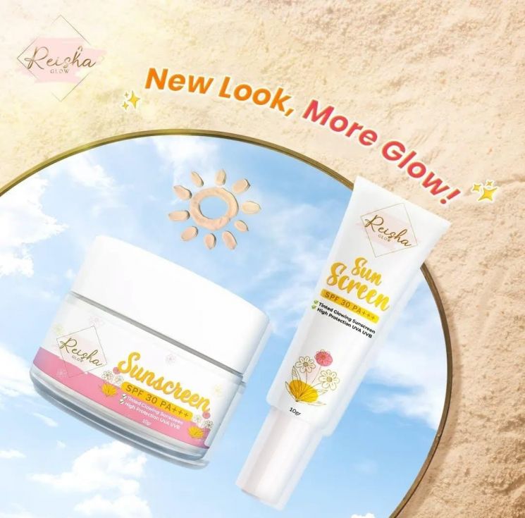 Reisha Glow Tinted Sunscreen SPF 30 PA+++ (instagram/@reishaglow.id)