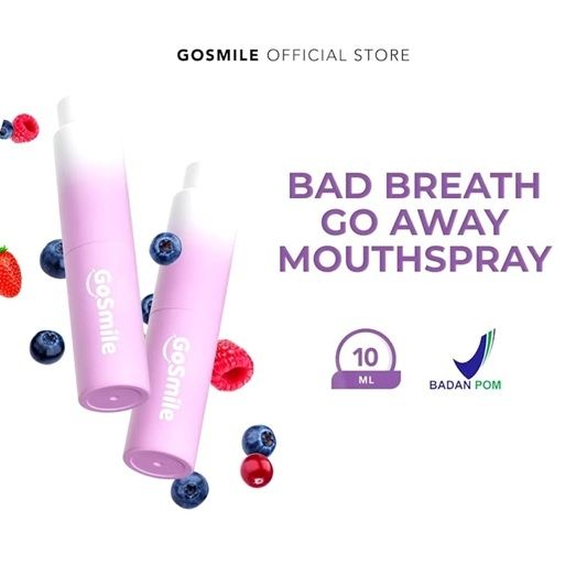 Go Smile Bad Breath Go Away Mouthspray Mix Berries (shopee.co.id)