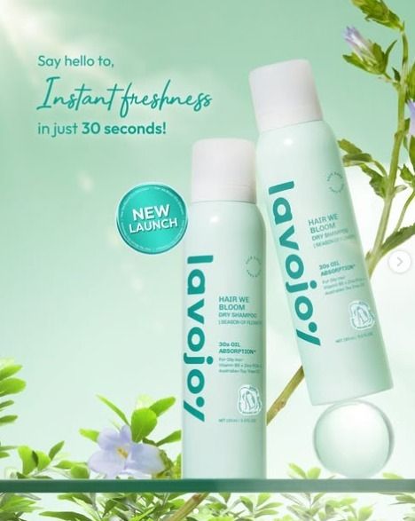 Lavojoy Hair We Bloom Dry Shampoo of Flower (Instagram/@lavojoy_id)