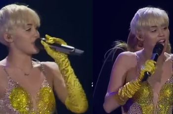 Momen Manis di Tengah Insiden, Ketika Sang Ibu Selamatkan Penampilan Miley Cyrus di Atas Panggung