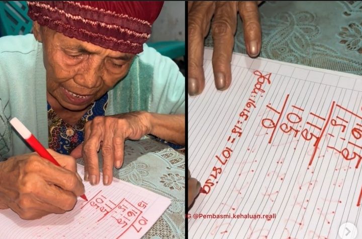 Video viral pembagian dengan metode porogapit (Instagram/pembasmi.kehaluan.reall)