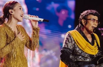 Rok Panjang dan Rambut Diikat, Ayu Ting Ting Berubah Jadi Sopan Saat Duet Sama Rhoma Irama di Konsernya