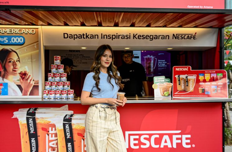 Raisa di Kedai NESCAFÉ. (dok. NESCAFE)