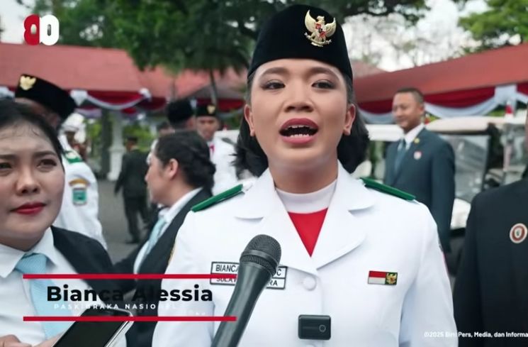 Bianca Lantang (dok. YouTube Sekretariat Presiden)