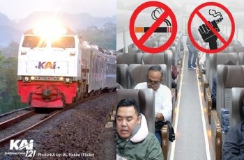 Kereta Bukan Asbak Berjalan, KAI Tolak Usulan DPR: Tegas Pertahankan Komitmen Bebas Asap Rokok