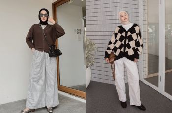 6 Gaya Cardigan ala Anggita Kusuma Dewi, Simpel tapi Auto Chic!