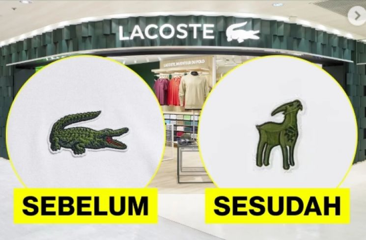 Lacoste Ubah Logo. (Instagram)