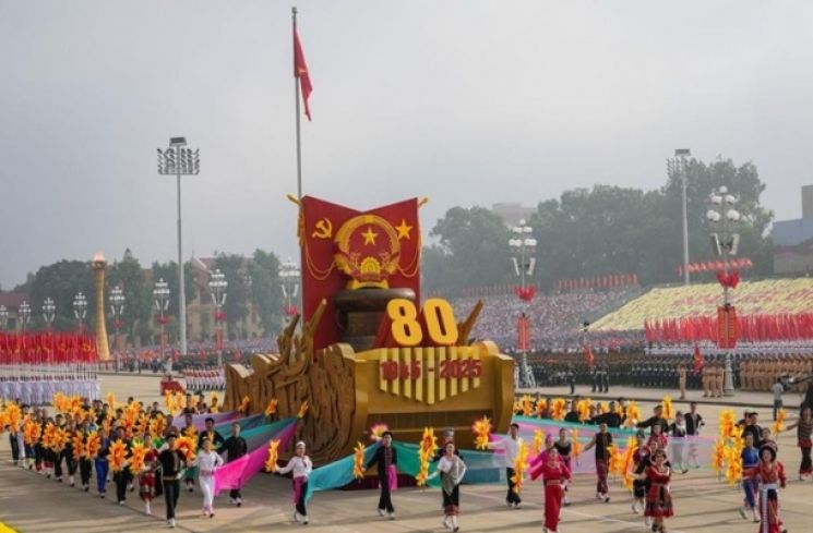 Momen perayaan HUT Kemerdekaan ke-80 Vietnam (dok. REUTERS)