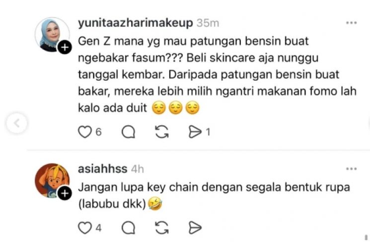 Gen Z dituduh bikin demo rusuh. (Instagram)