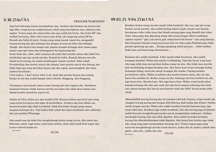 Salah Satu Unggahan Tulisan Cinta Kuya yang Mendapat Kritik dari Netizen karena Tata Bahasa yang Digunakan Berantakan (Instagram/@cintakuya)