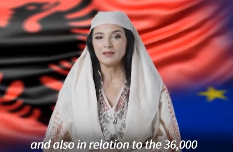 Potret Diella, Menteri Antikorupsi Albania Berbasis AI (X/@AFP)