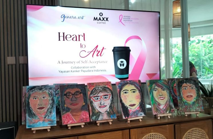 Potret hasil lukisan para peserta Art Healing Session (Dewiku.com/Annisa Deli Indriyanti)
