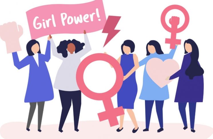 Ilustrasi ruang aman bagi perempuan. (Freepik)