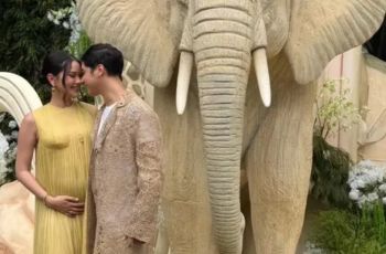 Intim dan Membumi, Gender Reveal Alyssa Daguise dan Al Ghazali Tampil Serasi dalam Earth Tone