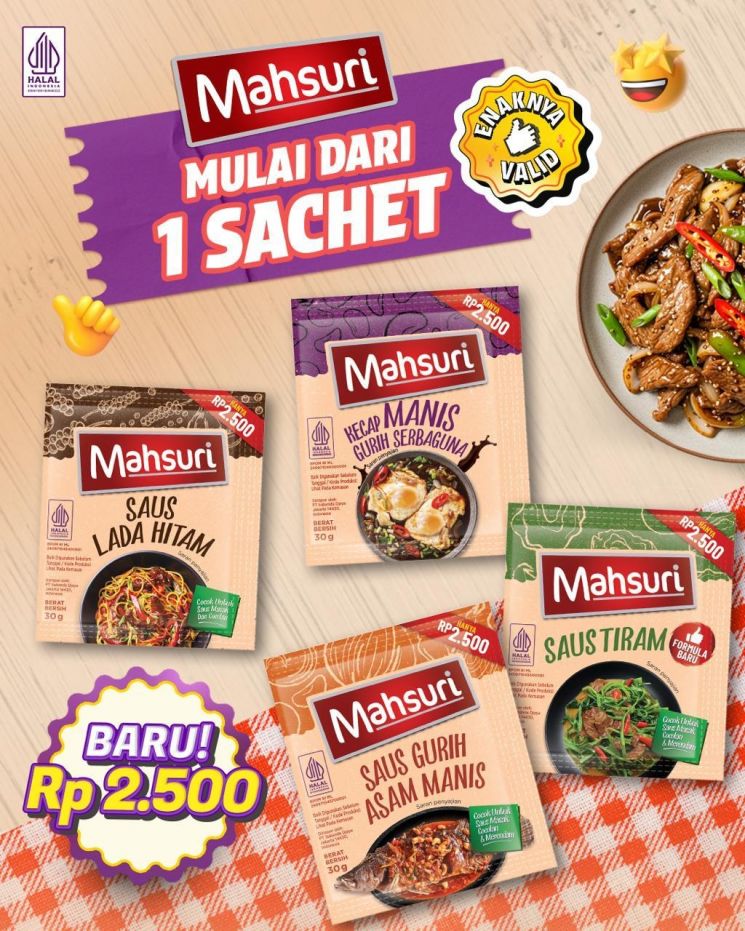 Mahsuri Saus Sachet. (Dok. Mahsuri)